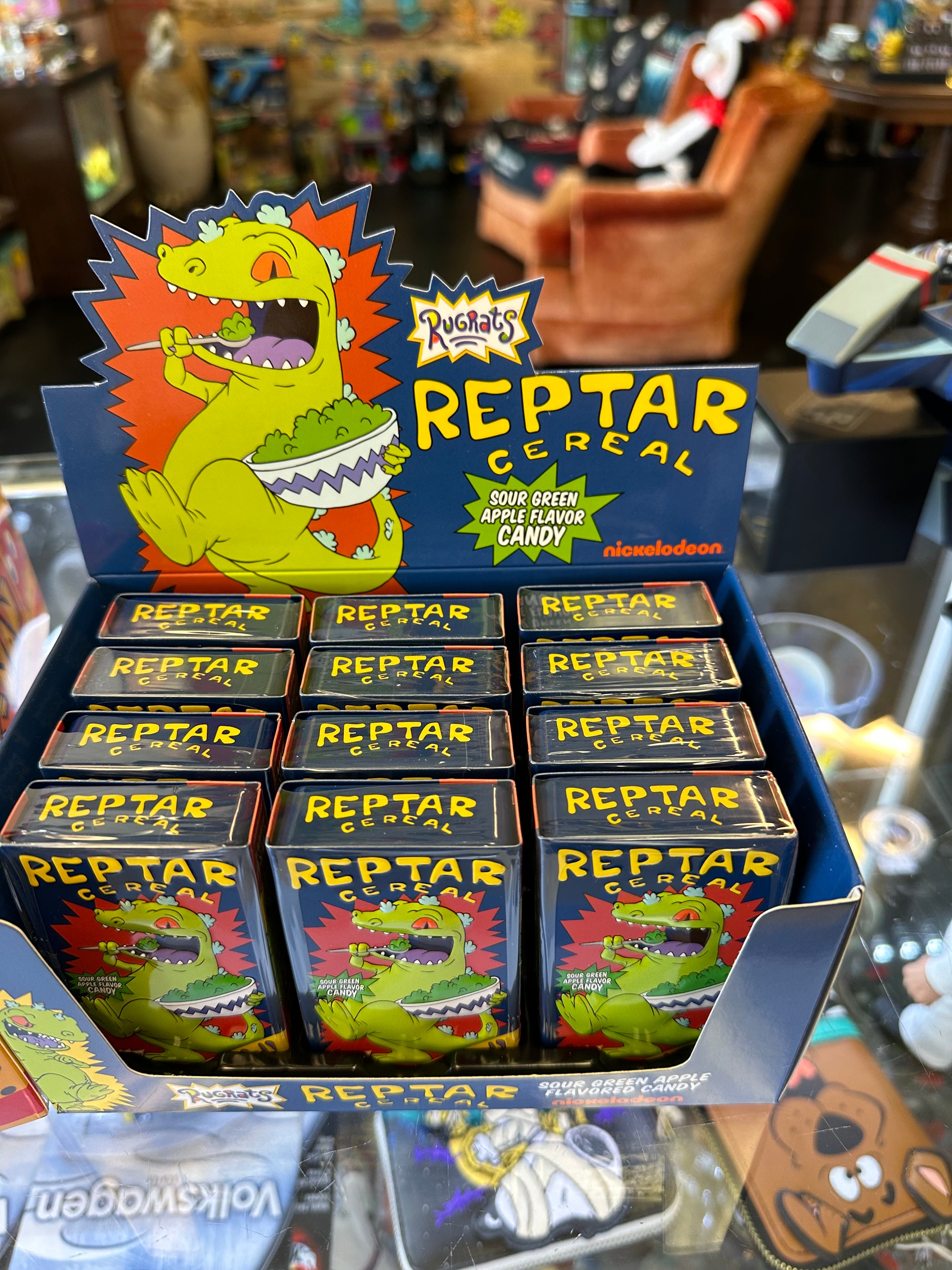 RUGRATS REPTAR CEREAL SOURS (1) CANDY TIN – Hitchhiker Toys