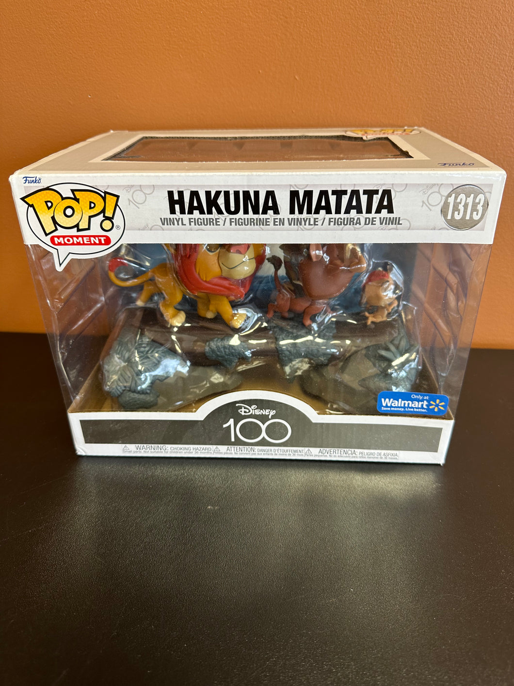 FUNKO POP MOMENTS DISNEY 100 LION KING HAKUNA MATATA WALMART 1313 BOX DAMAGE