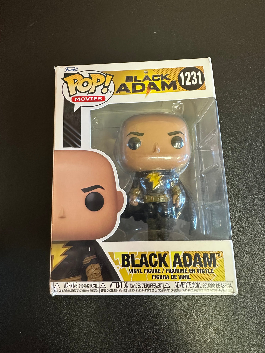 FUNKO POP DC BLACK ADAM 1231 BOX DAMAGE