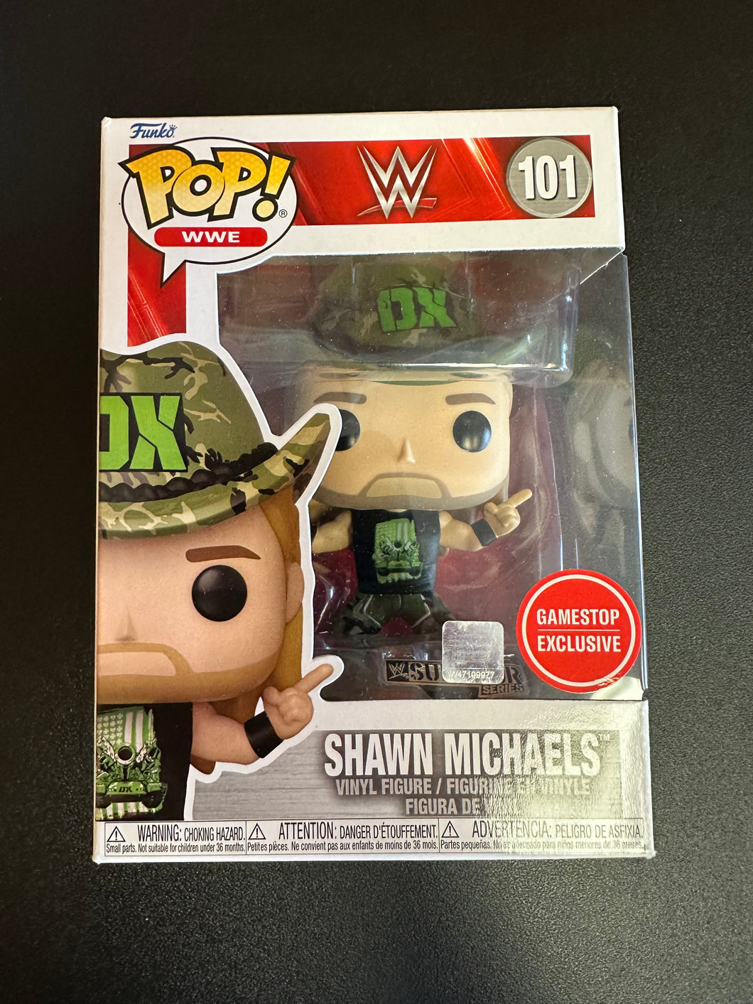 FUNKO POP WWE SHAWN MICHAELS GAMESTOP 101