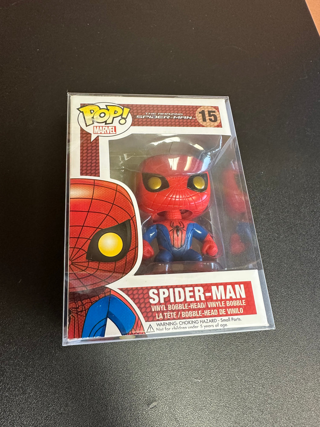 FUNKO POP MARVEL SPIDER-MAN GOLD EYES 15 SEE PICS