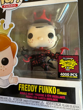 Load image into Gallery viewer, FUNKO POP FREDDY FUNKO AS CARNAGE SE BLACKLIGHT BATTLE
