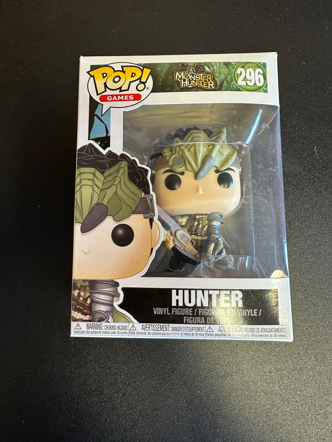 FUNKO POP MONSTER HUNTER HUNTER 296 BOX DAMAGE