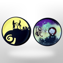 Load image into Gallery viewer, Jack &amp; Sally Candle | Halloween and Christmas | Vegan
