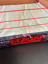 Load image into Gallery viewer, WWE MONDAY NIGHT RAW WRESTLING FIGURE RING NO LIGHTS PREOWNED WITH ACCESSORIES
