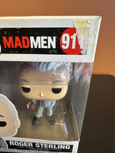 Load image into Gallery viewer, FUNKO POP MAD MEN ROGER STERLING 911 STICKER DMG

