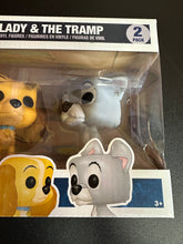 Load image into Gallery viewer, FUNKO POP LADY &amp; THE TRAMP HOT TOPIC 2 PACK BOX DAMAGE
