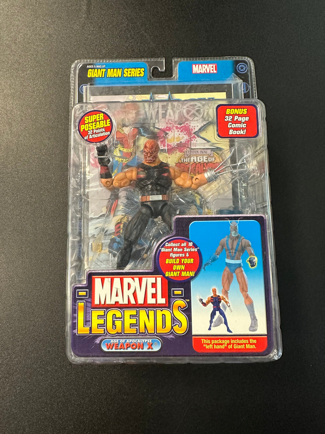 Toy Biz Marvel Legends Weapon X Giant Man Series