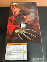 Load image into Gallery viewer, Living Dead Dolls Presents Nightmare on Elm Street Freddy Krueger Figure with Sound
