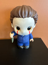 Load image into Gallery viewer, Monogram Intl. Halloween Myers 8” PVC Figural Bank
