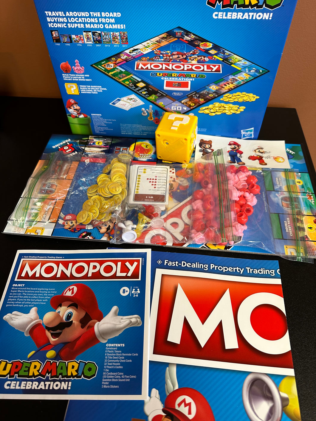 Hasbro Monopoly Super Mario Celebration Preowned