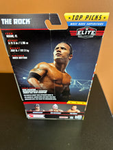 Load image into Gallery viewer, Mattel WWE Elite Top Picks The Rock Action Figure Open Box
