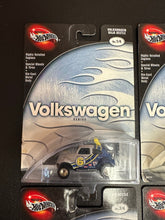 Load image into Gallery viewer, Hot Wheels 100% Volkswagen Series Set 1-4 Card Damage
