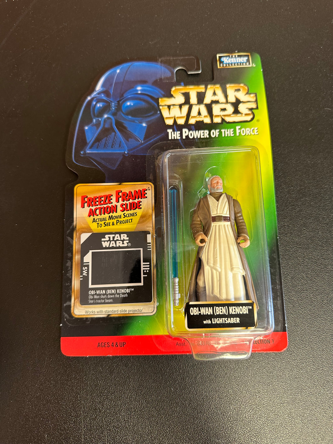 KENNER STAR WARS POWER OF THE FORCE FREEZE FRAME OBI-WAN (BEN) KENOBI COLLECTION 1