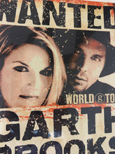 Load image into Gallery viewer, Garth Brooks Trisha Yearwood Oct 12 2017 World Tour Atlanta Wanted Poster
