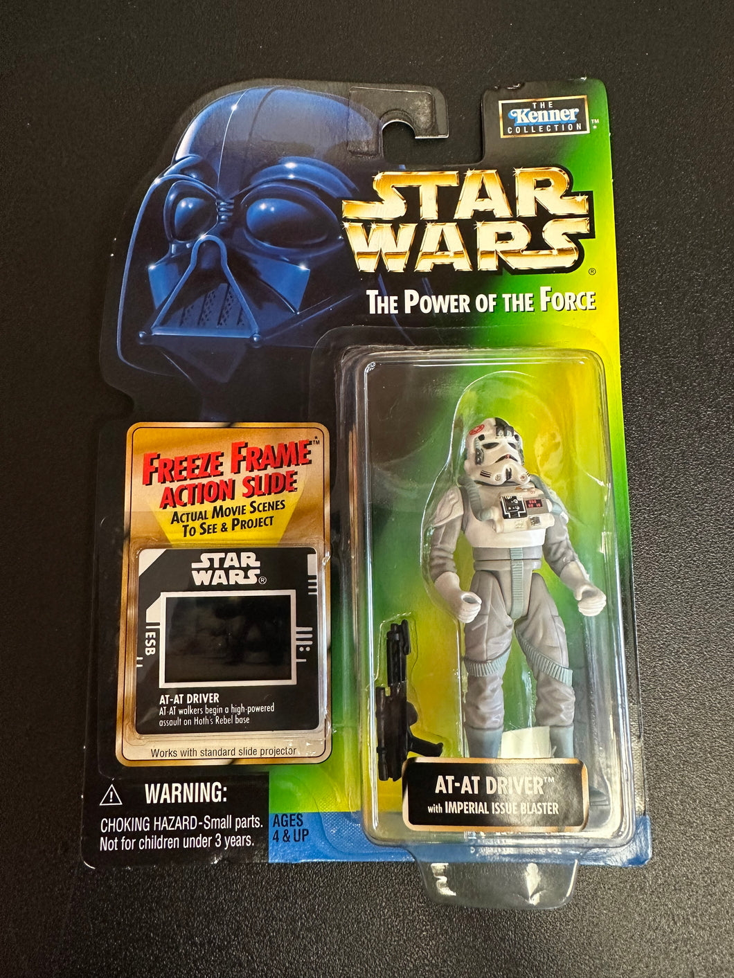 KENNER STAR WARS POWER OF THE FORCE FREEZE FRAME AT-AT DRIVER COLLECTION 3