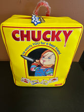 Load image into Gallery viewer, LOUNGEFLY CHILD’S PLAY CHUCKY BOX MINI BACKPACK
