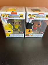 Load image into Gallery viewer, FUNKO POP HEY ARNOLD! BANANA ARNOLD &amp; STRAWBERRY GERALD GAMESTOP SET OF 2
