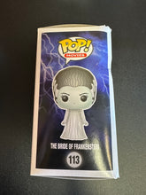 Load image into Gallery viewer, FUNKO POP UNIVERSAL MONSTERS THE BRIDE OF FRANKENSTEIN 113 BOX DAMAGE
