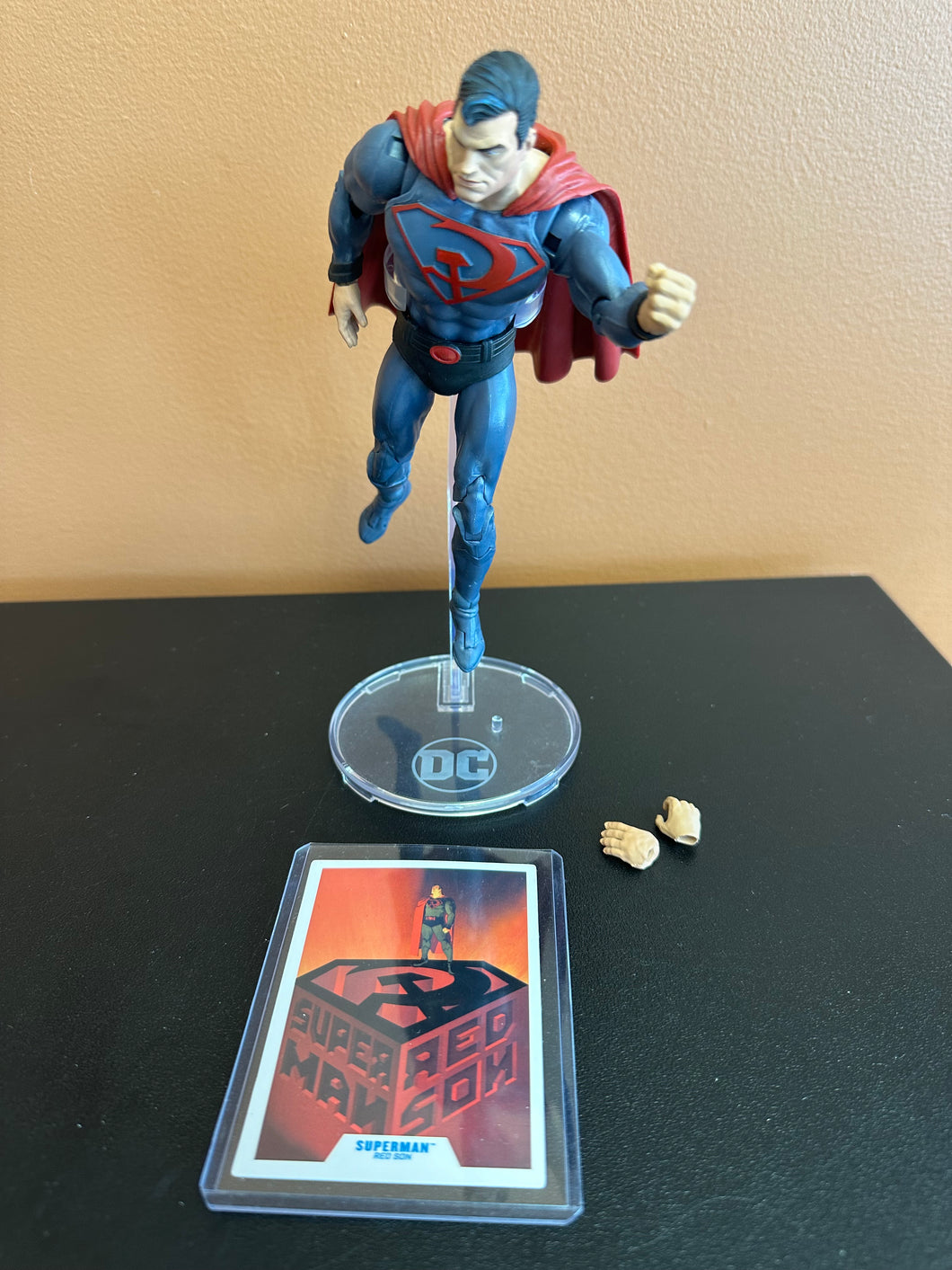 DC Multiverse Superman Red Son Loose Preowned Figure