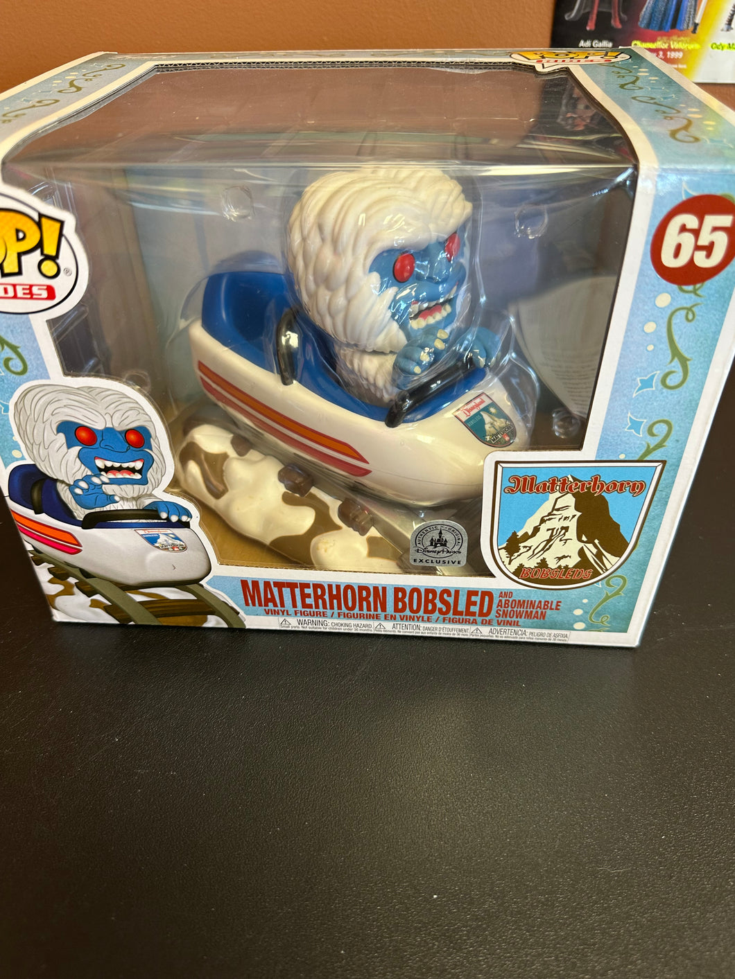 FUNKO POP RIDES MATTERHORN BOBSLED & ABOMINABLE SNOWMAN 65
