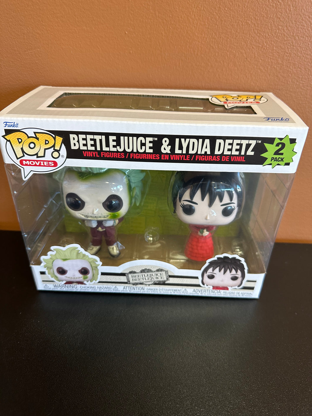 FUNKO POP BEETLEJUICE BEETLEJUICE & LYDIA 2 PACK