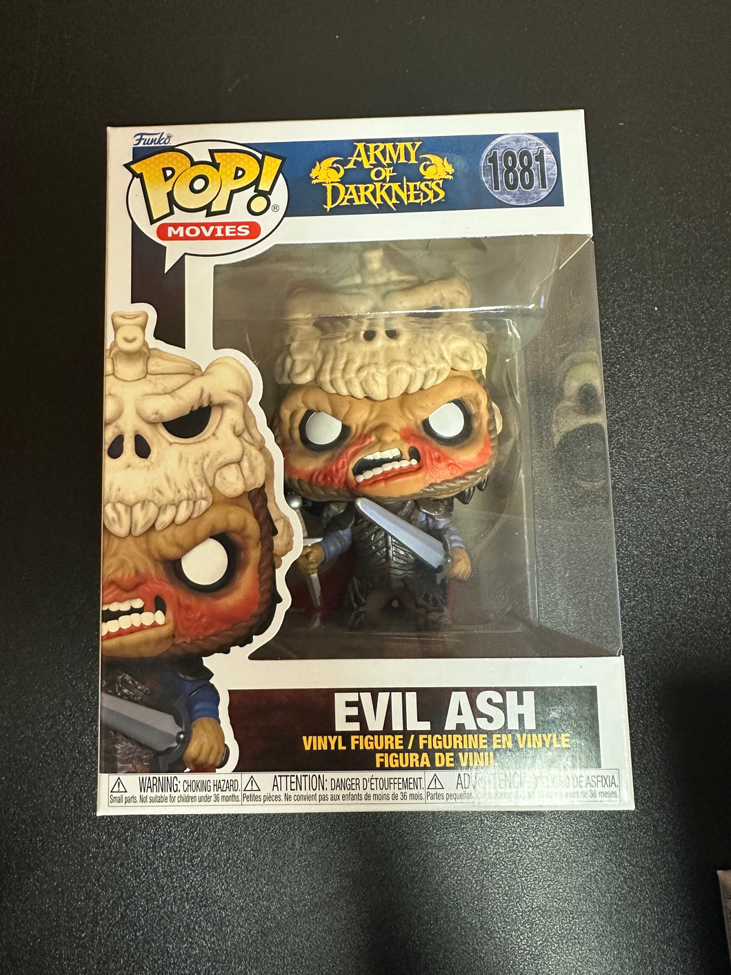 FUNKO POP MOVIES ARMY OF DARKNESS EVIL ASH 1881