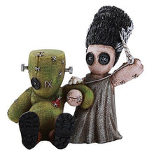 Load image into Gallery viewer, Pinhead Monster Mad Stitch Love Frankenstein and Bride
