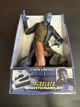 Load image into Gallery viewer, Toy Biz Marvel X-Men United 12”  Deluxe Super Posable Nightcrawler DISPLAYED

