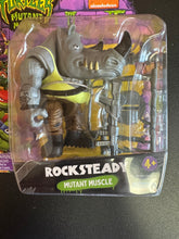 Load image into Gallery viewer, Playmates TMNT Mutant Mayhem Mutant Muscle Rocksteady
