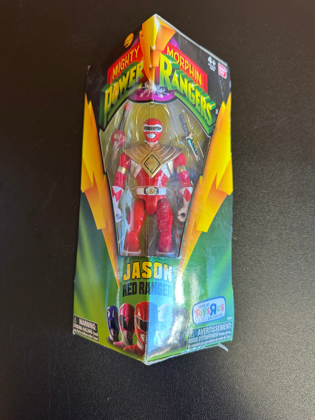 Bandai Saban’s MMPR Jason Red Ranger Toys R Us Exclusive