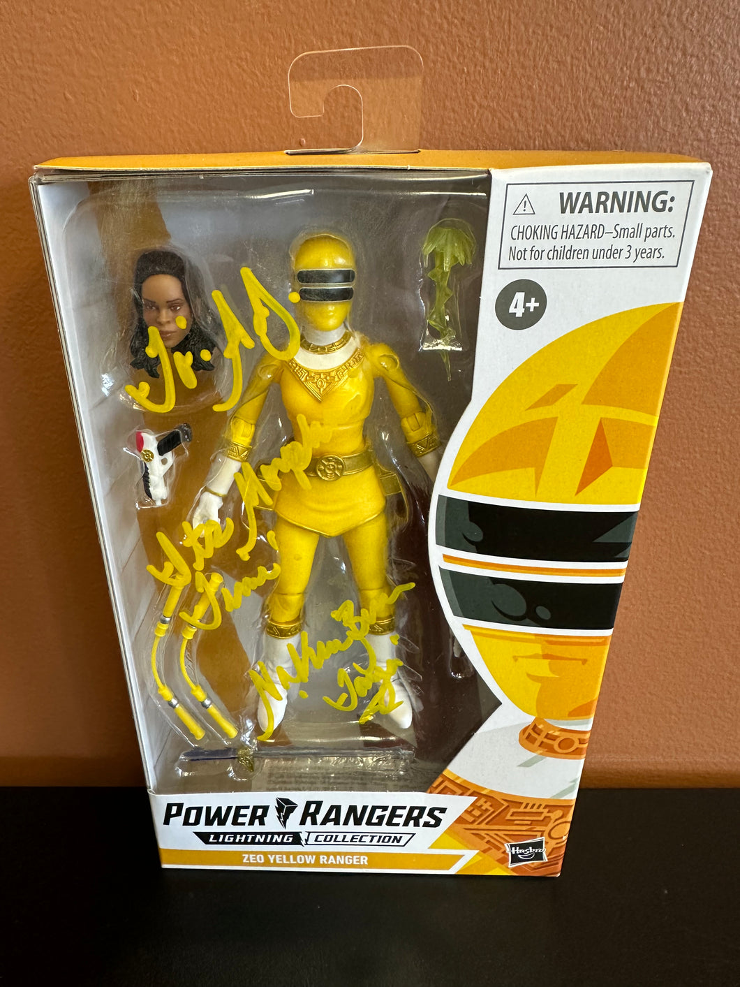 Hasbro Power Rangers Lightning Collection Zeo Yellow Ranger Signed Nakia Burrise “Tanya” NO COA