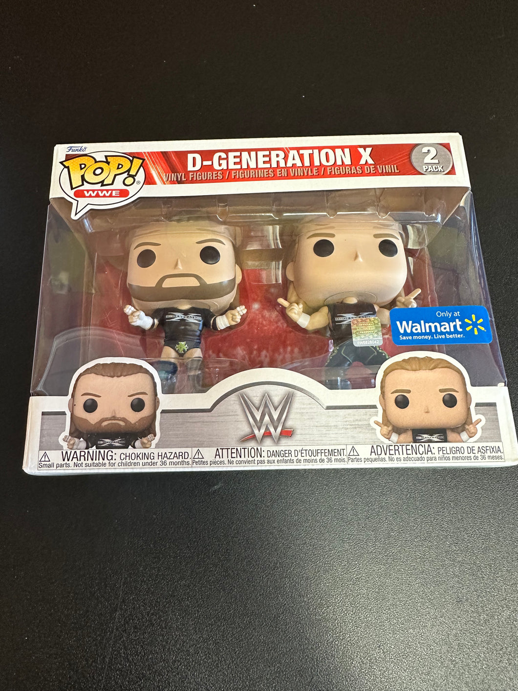 FUNKO POP WWE D-GENERATION X WALMART 2 PACK