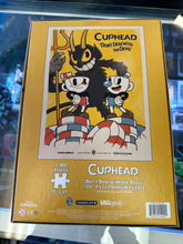 Load image into Gallery viewer, USAOPOLY CUPHEAD “DON’T DEAL WITH FHE DEVIL” 1’000 PIECE PUZZLE
