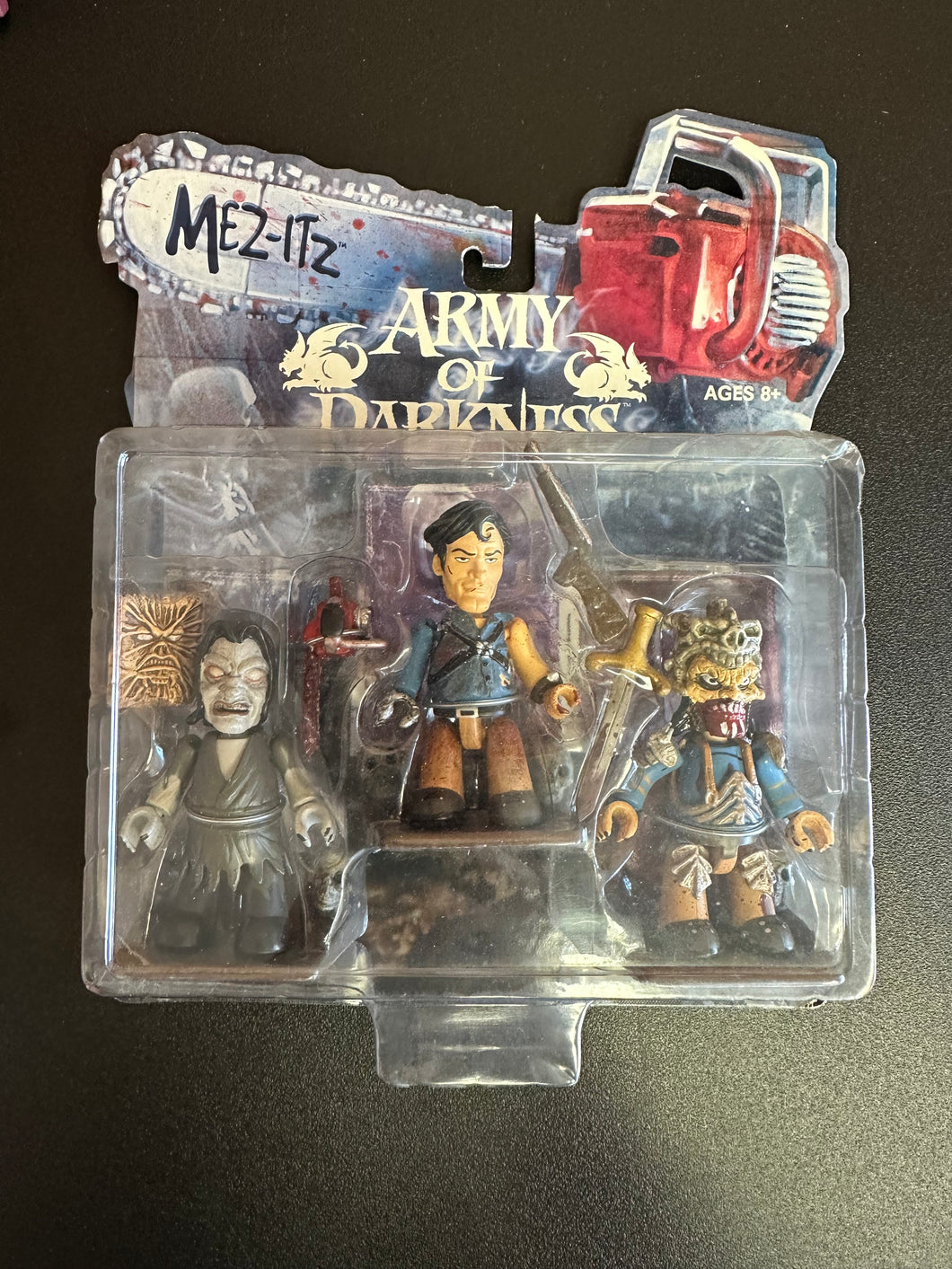 MEZCO MEZ-ITZ ARMY OF DARKNESS FIGURES BUBBLE SEPERATING