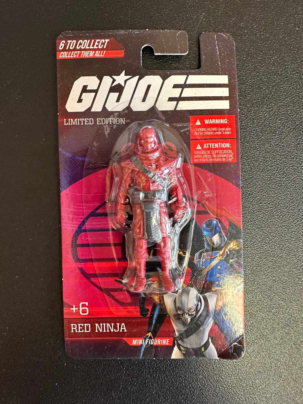 Hasbro G. I. Joe Red Ninja Mini Figure