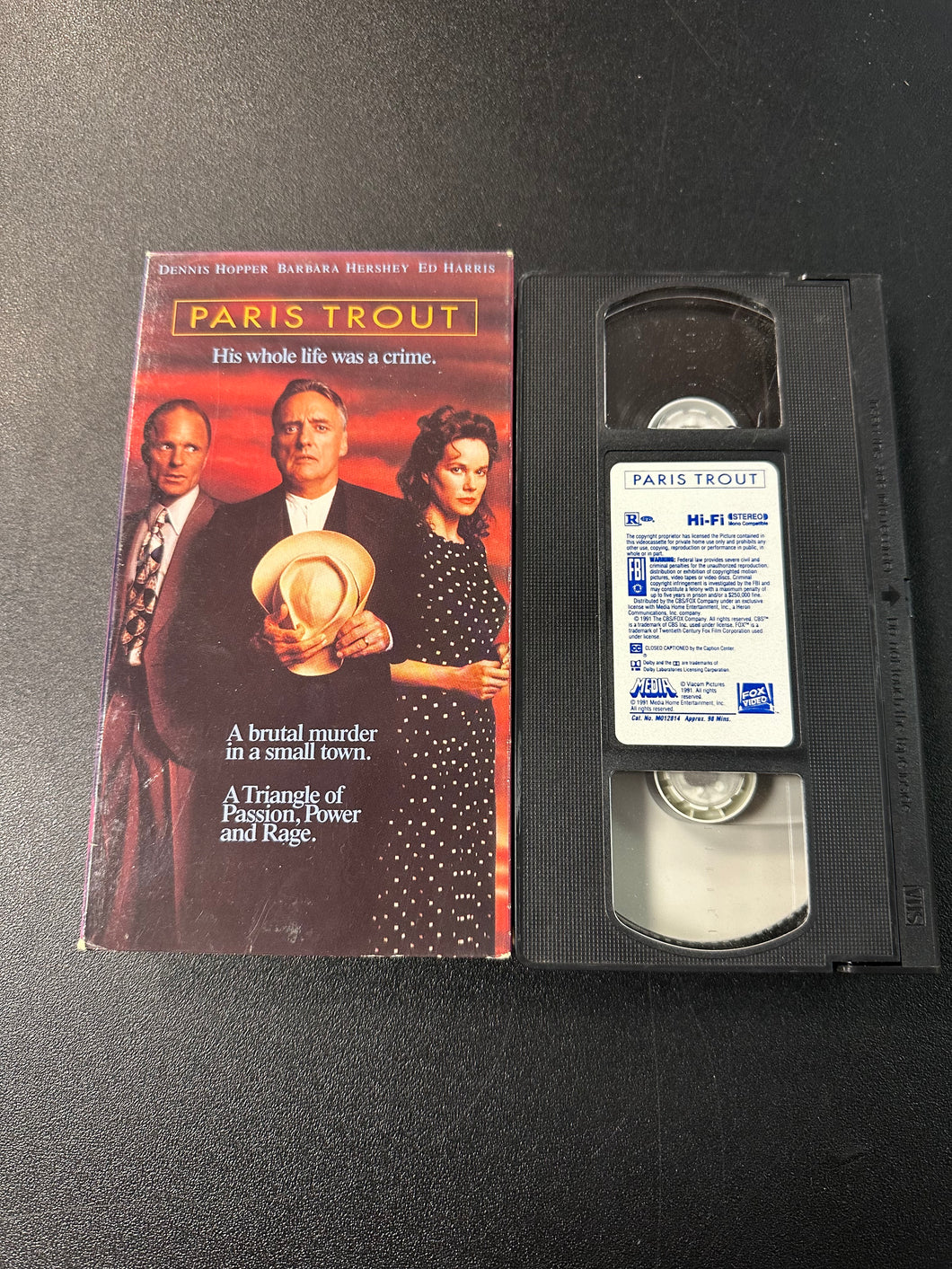 Paris Trout PREOWNED VHS