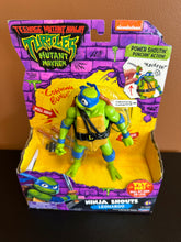 Load image into Gallery viewer, Playmates TMNT Mutant Mayhem Mutant Ninja Shouts Leonardo
