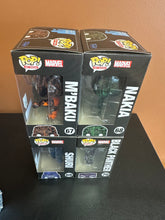 Load image into Gallery viewer, FUNKO POP ART SERIES MARVEL BLACK PANTHER WALMART SET OF 4
