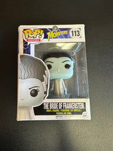 Load image into Gallery viewer, FUNKO POP UNIVERSAL MONSTERS THE BRIDE OF FRANKENSTEIN 113 BOX DAMAGE
