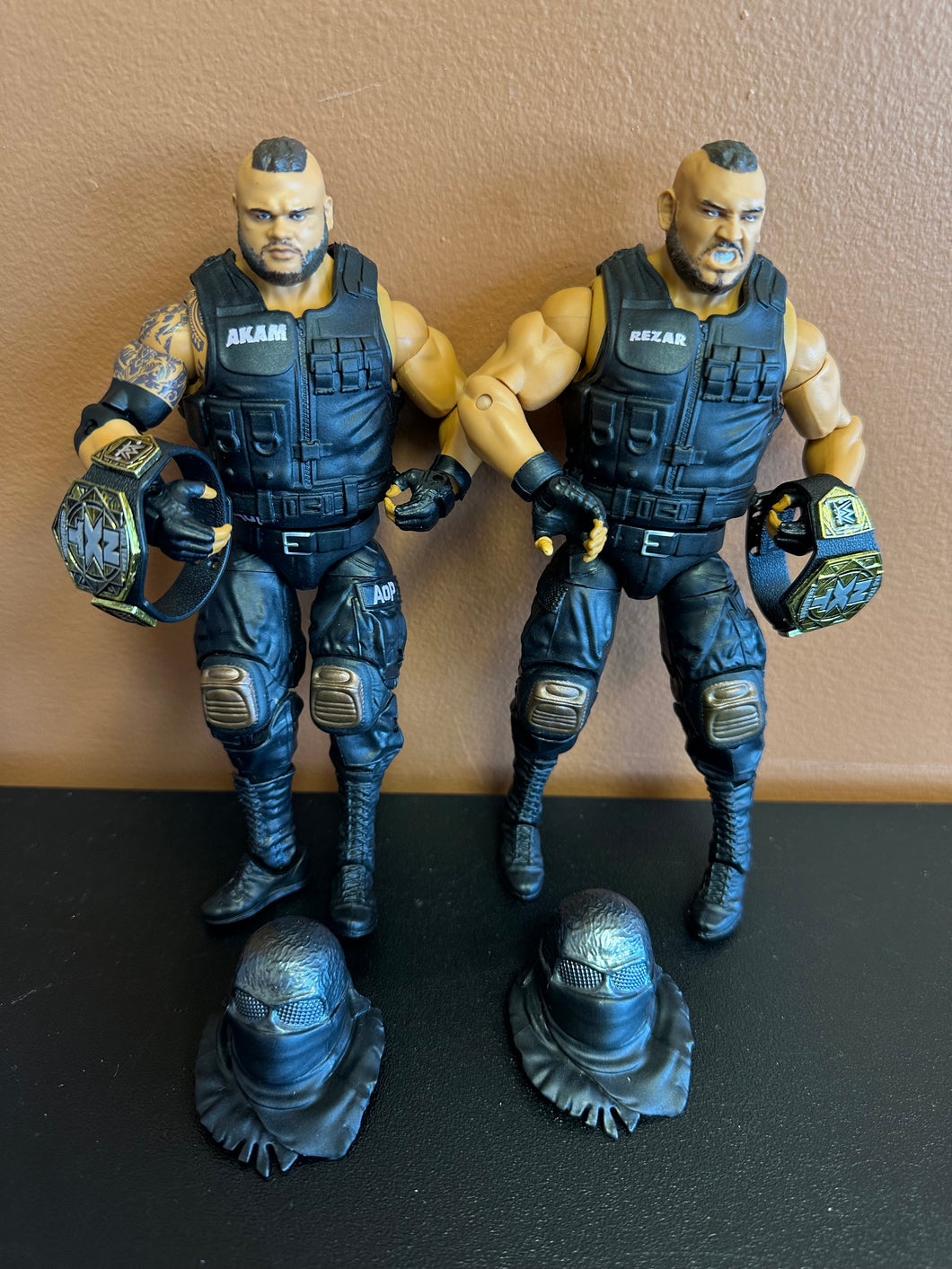 WWE AOP (Authors of Pain) Akam & Rezar Elite NXT 2011 Loose Figures