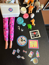 Load image into Gallery viewer, Barbie Blonde Pet Doctor Check Up &amp; Play Center Vet Pet PlaySet Pieces Preowned
