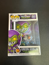 Load image into Gallery viewer, FUNKO POP MARVEL MECHSTRIKE MONSTER HUNTERS GREEN GOBLIN 991 BOX DAMAGE
