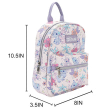 Load image into Gallery viewer, Disney Tropical Stitch And Angel Pink All-Over Print 11.5" Mini Backpack
