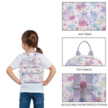 Load image into Gallery viewer, Disney Tropical Stitch And Angel Pink All-Over Print 11.5" Mini Backpack
