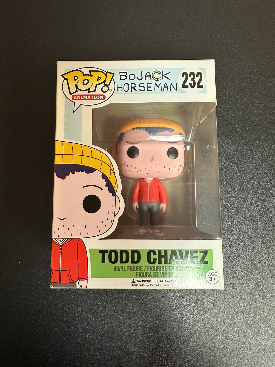 FUNKO POP BOJACK HORSEMAN TODD CHAVEZ 232 BOX DAMAGE