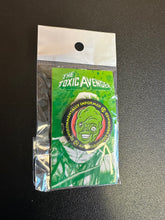 Load image into Gallery viewer, The Toxic Avenger Enviromentally Informed &amp; Hideously Deformed Enamel Pin
