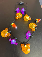 Load image into Gallery viewer, Disney Parks Halloween Mickey Glow Necklace Preowned
