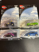 Load image into Gallery viewer, Hot Wheels 100% Volkswagen Series Set 1-4 Card Damage
