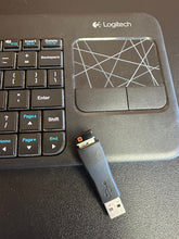 Load image into Gallery viewer, Logitech K400r Wireless Keyboard with Adapter Preowned
